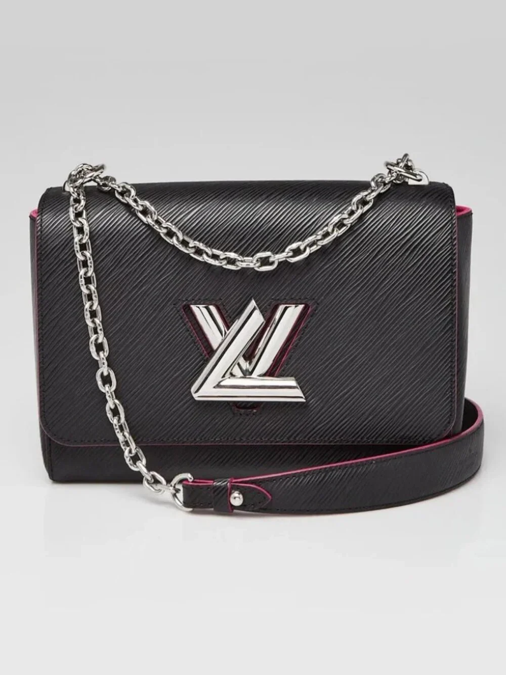Louis Vuitton Black Epi Leather Twist MM Bag